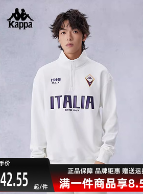 Kappa卡帕男装女装秋季新款运动休闲百搭套头衫 K0EY2WT01D