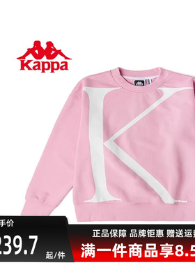 Kappa卡帕男装女装冬季新款舒适保暖字母时尚针织套头衫KAA0KT38
