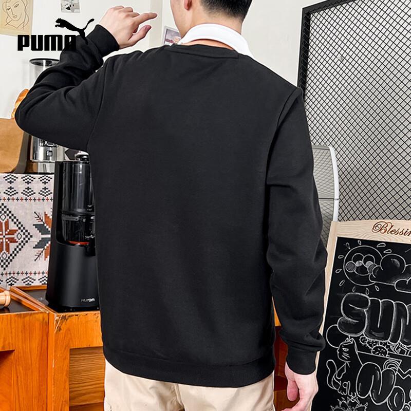 Puma彪马冬季新款男运动休闲卫衣套头衫682725-01