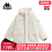 简约休闲风保暖连帽羽绒服KPCKAYY32 新款 Kappa卡帕男装 2026春季
