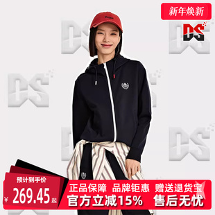 运动休闲简约连帽抽绳外套K0D62MK29 新款 Kappa卡帕女装 春季