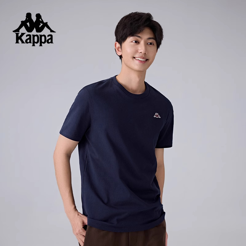 卡帕短袖男装圆领休闲T恤