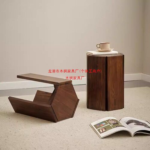 实木堆叠家用秩序小板凳化妆中式方可叠放餐桌凳子边几茶几床头柜
