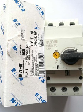伊顿穆勒电机保护断路器PKZM4-50马达开关XTPR050DC1NL PKZM4-63
