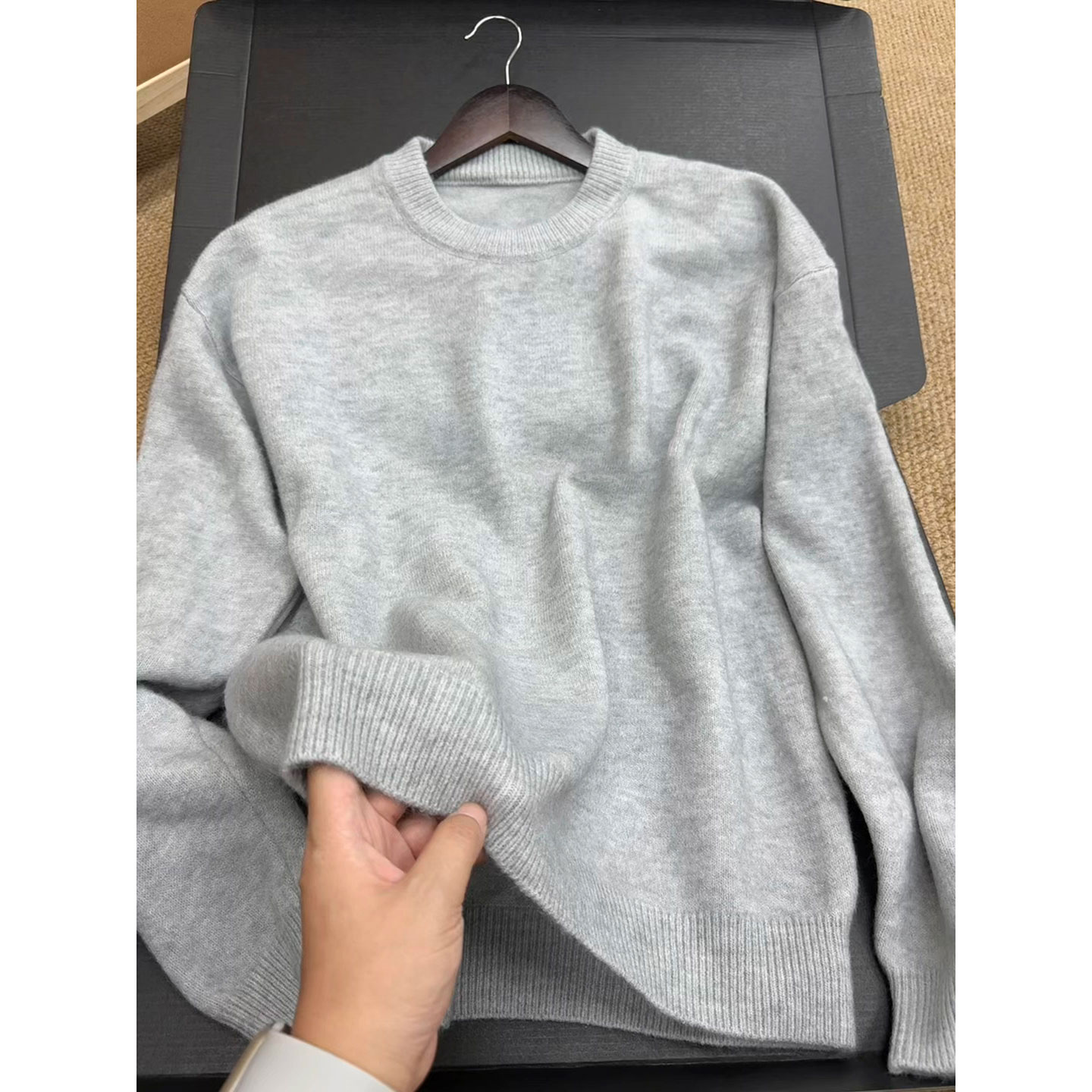 大码300斤cleanfit毛衣男款冬季