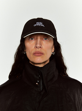 ISSIofficial*标识刺绣休闲鸭舌帽