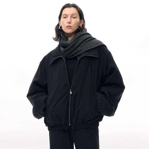 ISSIofficial*多穿法廓形落肩棒球服外套