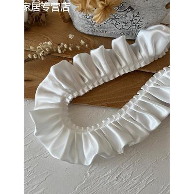 双层蕾丝荷叶木耳花边辅料高档加厚裙子下摆接边布料手工diy装饰