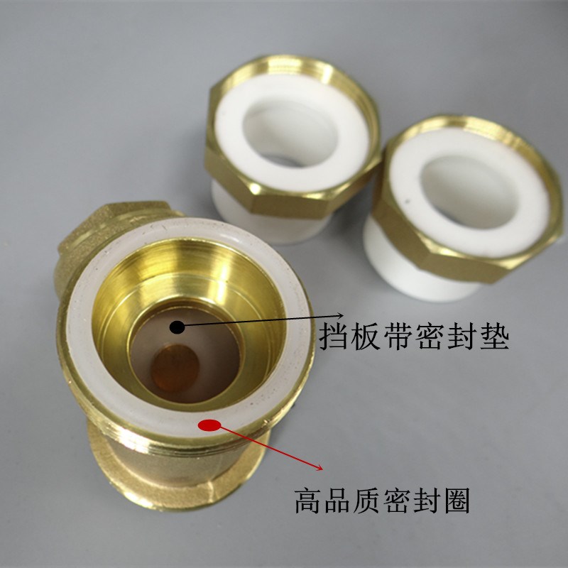 特价PPR止回阀黄铜卧式止回阀逆止阀单向阀20 4分PPR水管管材配件
