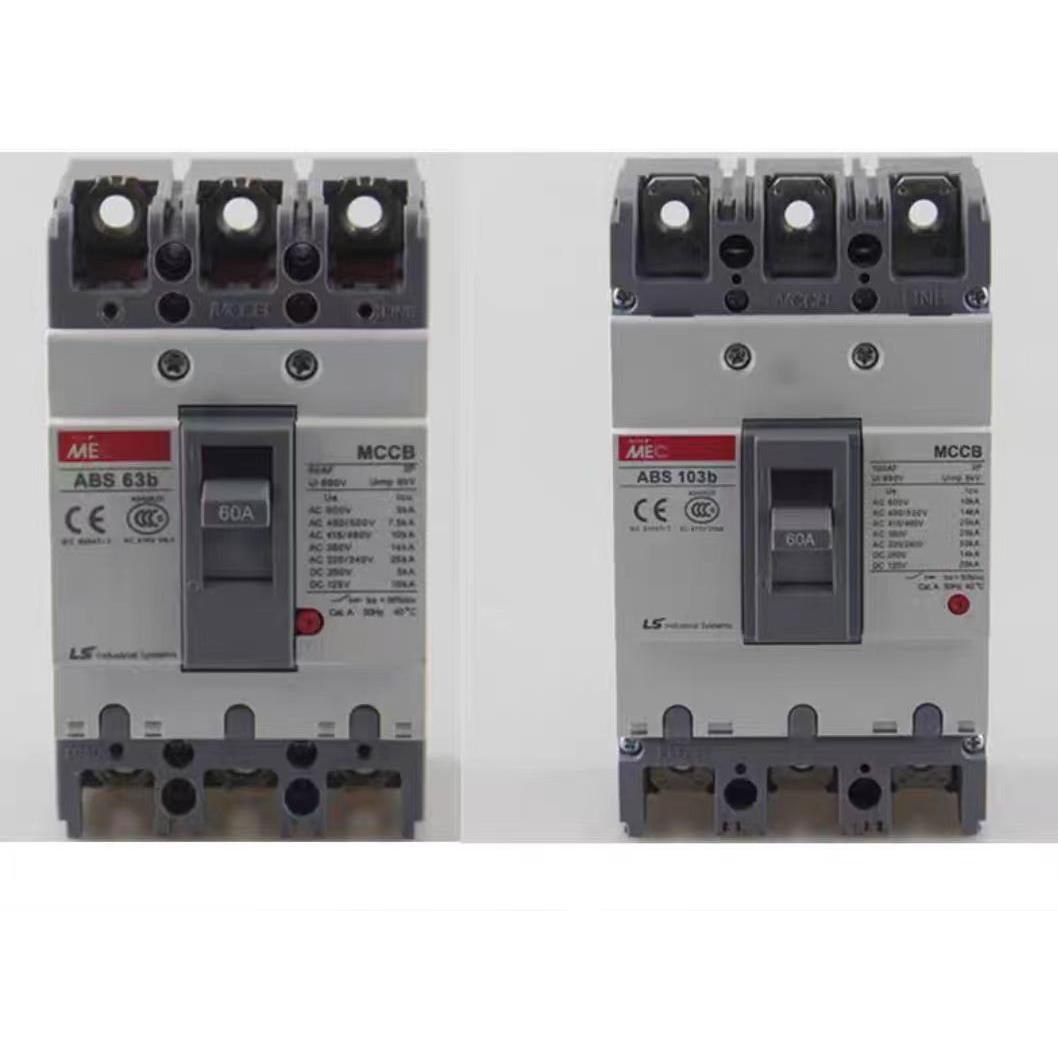LS产电塑壳断路器ABE ABS103B/33B/53B/63B/203B/403B/803B
