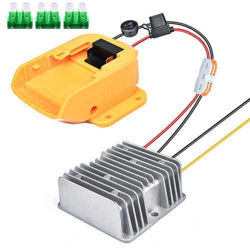 适用得伟DeWalt20V转12V 10A120W /15A180W降压器 电源转换适配器