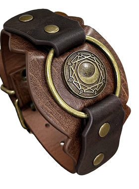 中世纪皮手环北欧维京风格