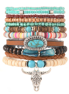 11件套欧美西部牛仔风手链