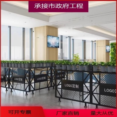 厂家直销围栏结实耐用矮隔断酒店卡座花架烤漆工艺餐厅铁艺护栏