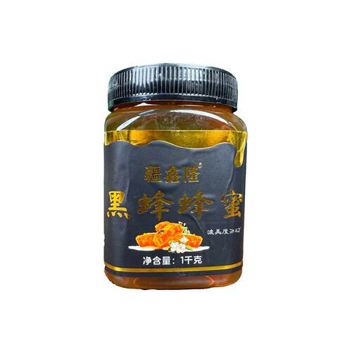黑蜂蜂蜜百花蜜勒蜂克种场原产波美度24度1FUC公尼斤