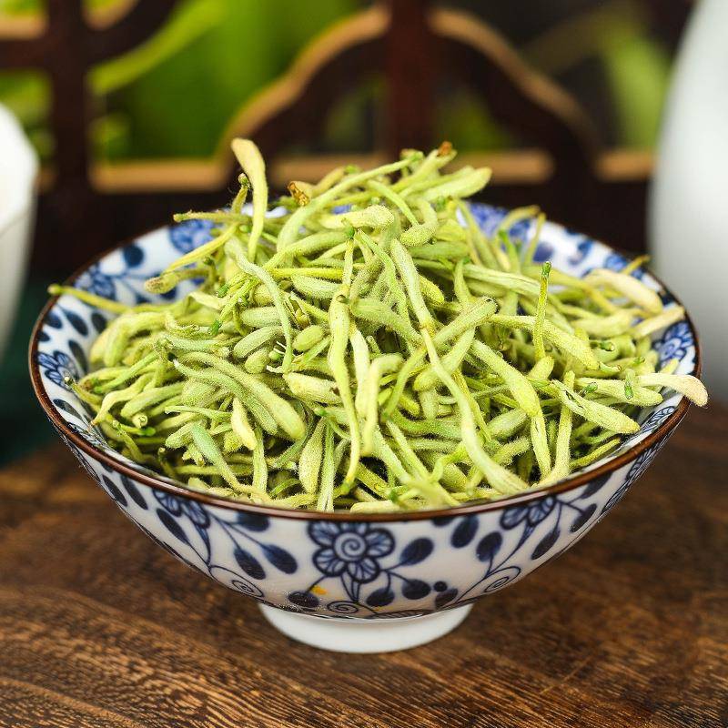 婉明银花合茶罐装金 金银花茶二花茶银 组茶叶养生茶KWY山花