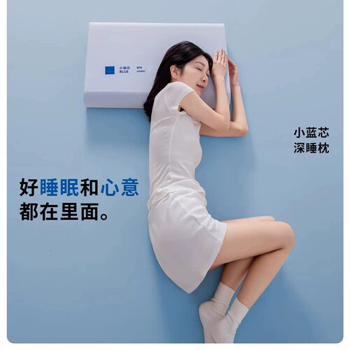 点点麦田成人枕头小蓝芯忆棉枕头成人专用学生宿舍酒店深睡眠枕