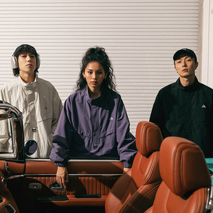 FEI OREETA秋季三防冲锋衣机能肌理微皱宽松情侣半拉链潮牌夹克