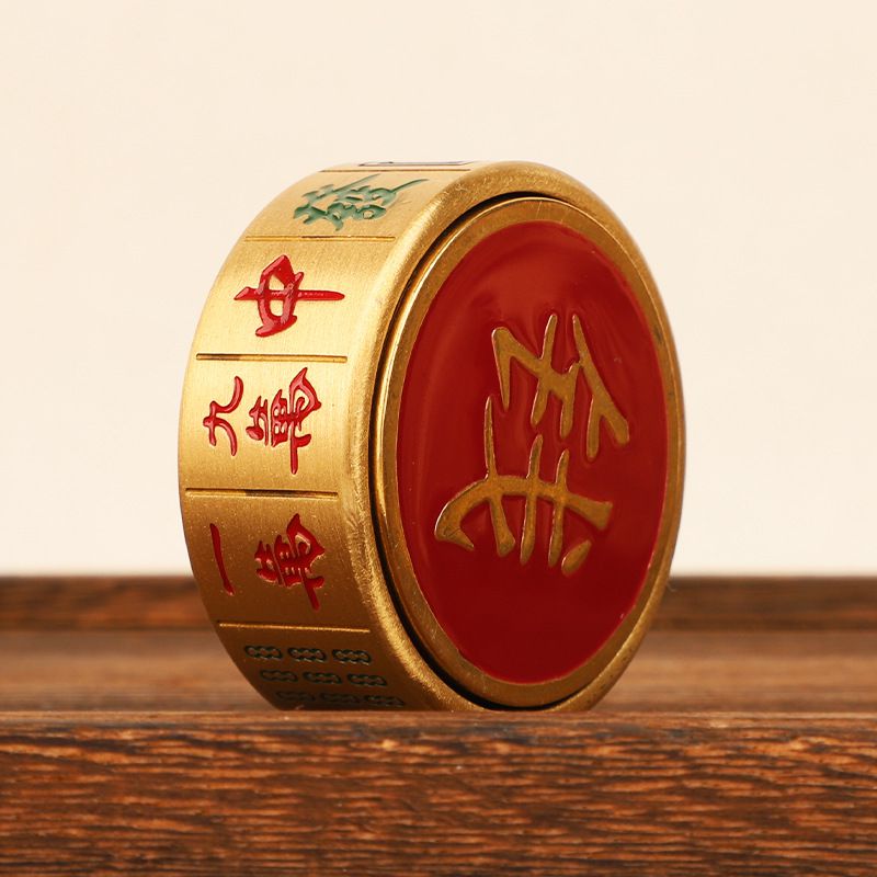 黄铜赚大钱转转手把件解压神器