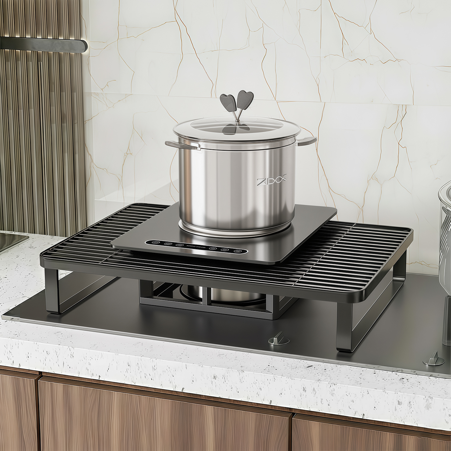 厨房煤气灶支架盖板电磁炉置物架