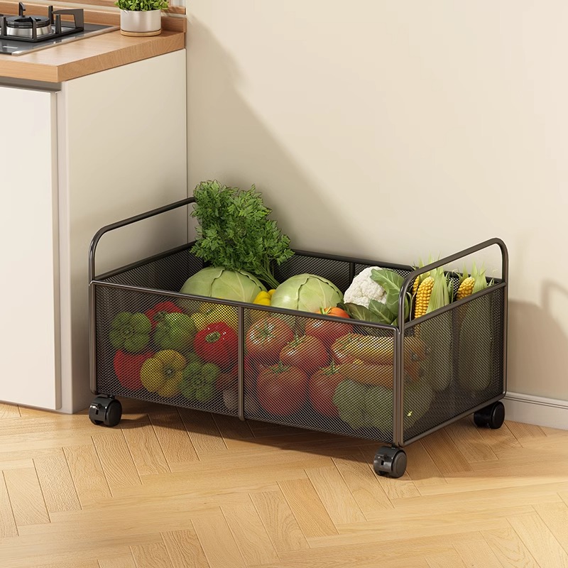 厨房置物架多功能架子可移动放蔬菜调料品收纳架零食家用各种神器