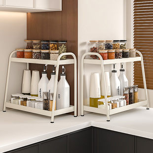 调料品置物架厨房家用台面多功能调味料架灶台多层调味品收纳架子