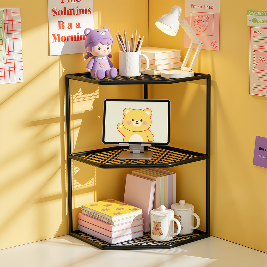 家用桌面绘本收纳架宿舍置物架子
