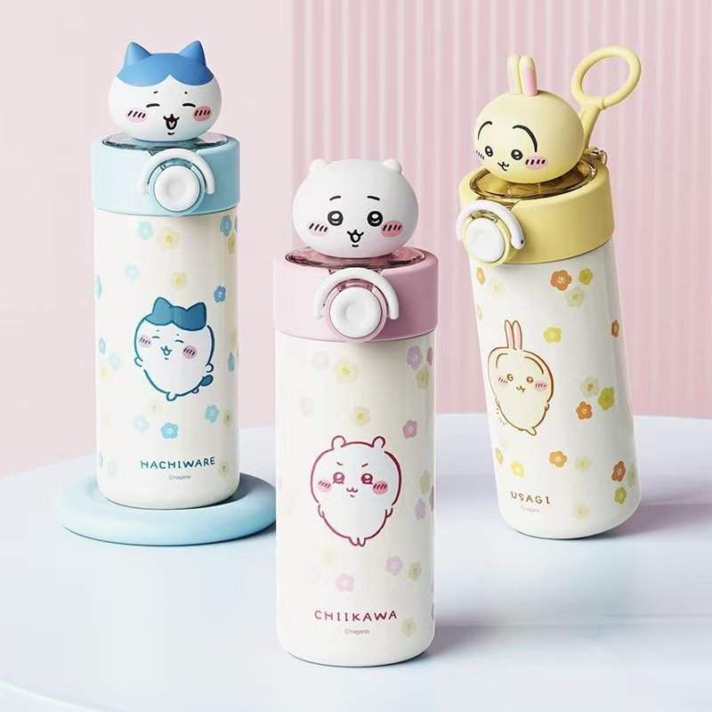 chiikawa水杯伊卡女生可爱卡通便携高颜值吸管学生保温杯,模玩/动漫/周边/娃圈三坑/桌游,动漫水杯/居家/百货,淘宝优惠券,粉丝福利购,淘宝优惠卷