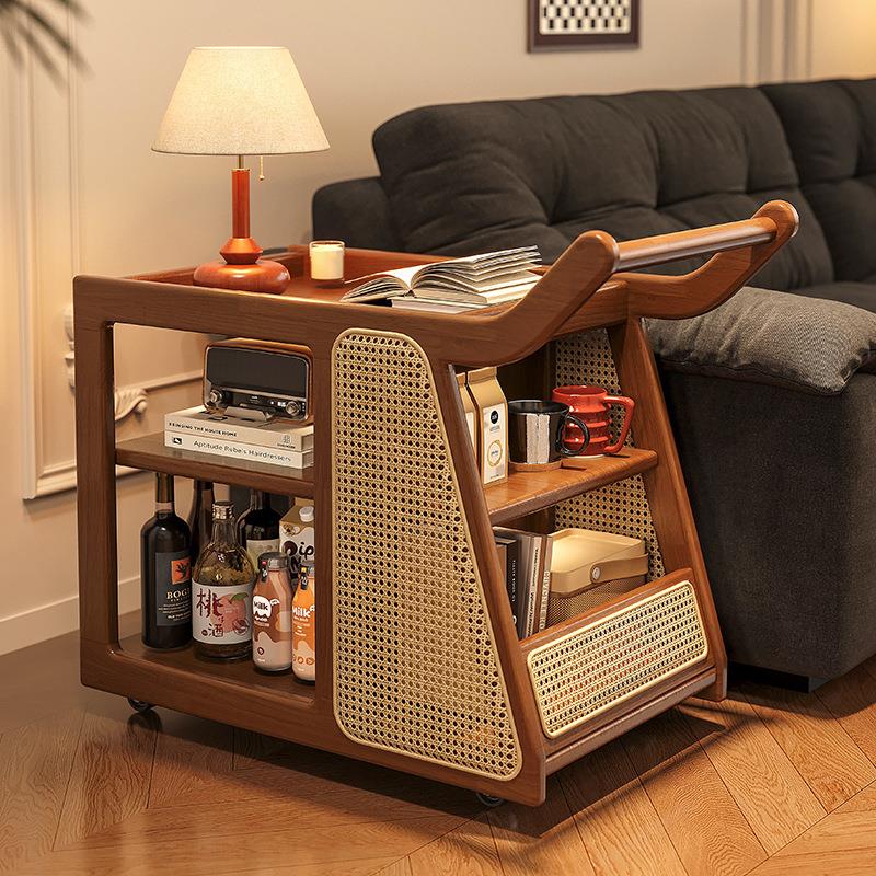 木沙发边几小推车沙发边柜侧边置物收纳客厅巴士餐车可移动茶几