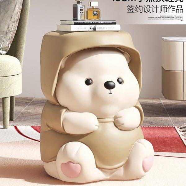 客厅落地摆件家居饰品玄关换鞋凳礼物茶几电视柜床头旁沙发乔迁熊