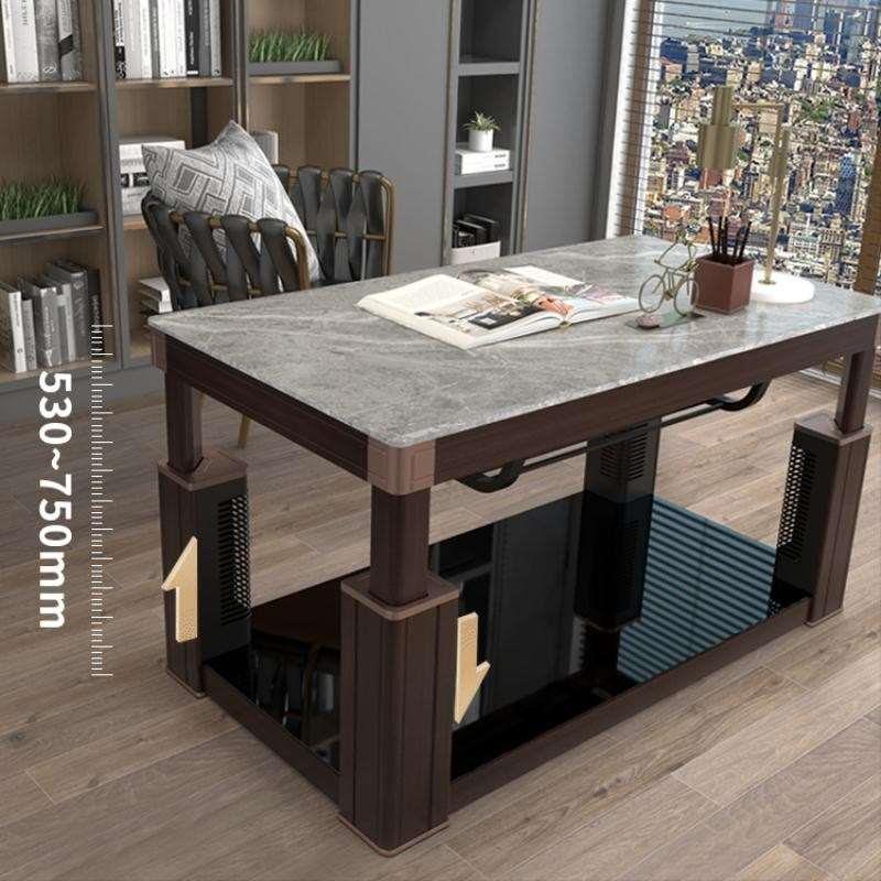 厂火炉茶桌烤升降烤火茶几电暖炉电暖桌客厅家用取暖桌子长方形电