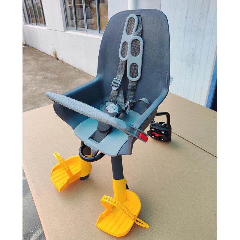 折叠车电动山地自行车儿童前置座椅宝宝坐宝骑塑料快拆安全带围栏