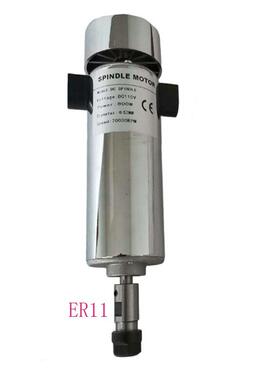 风冷800W高速主轴电机DC110V 20000转 ER11套件 雕刻用电源调速器