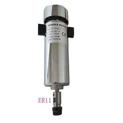 风冷800W高速主轴电机DC110V 20000转 ER11套件 雕刻用电源调速器
