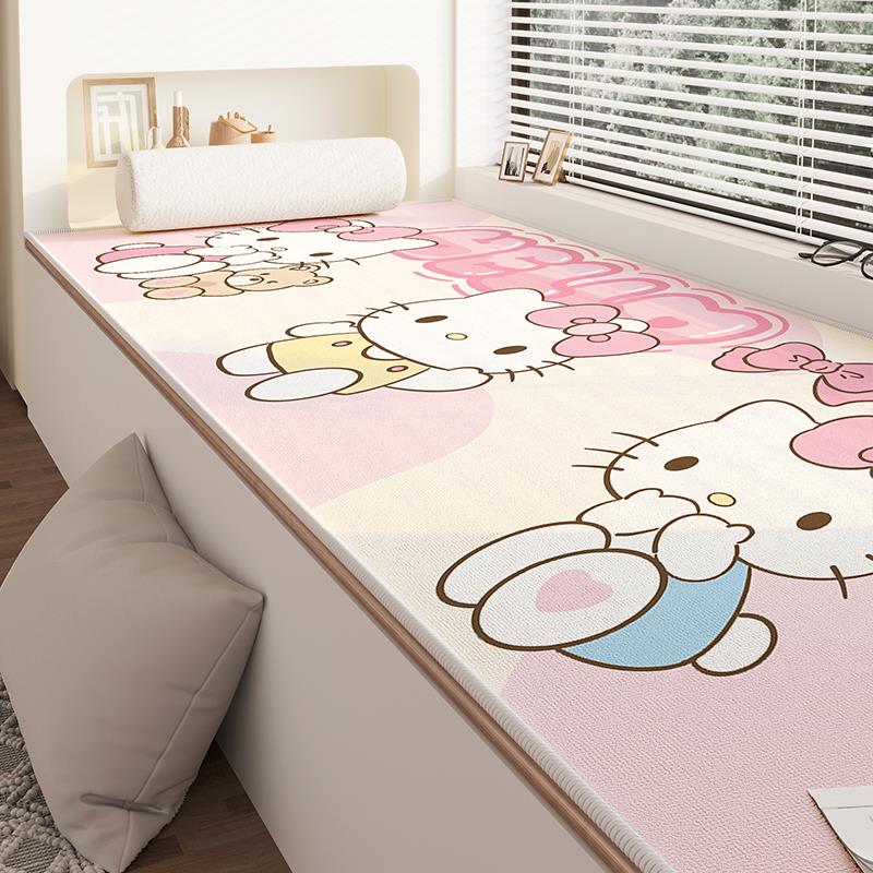 地毯卧室床边毯客厅2025新款高级轻奢感家用地垫床前飘窗房间地毯