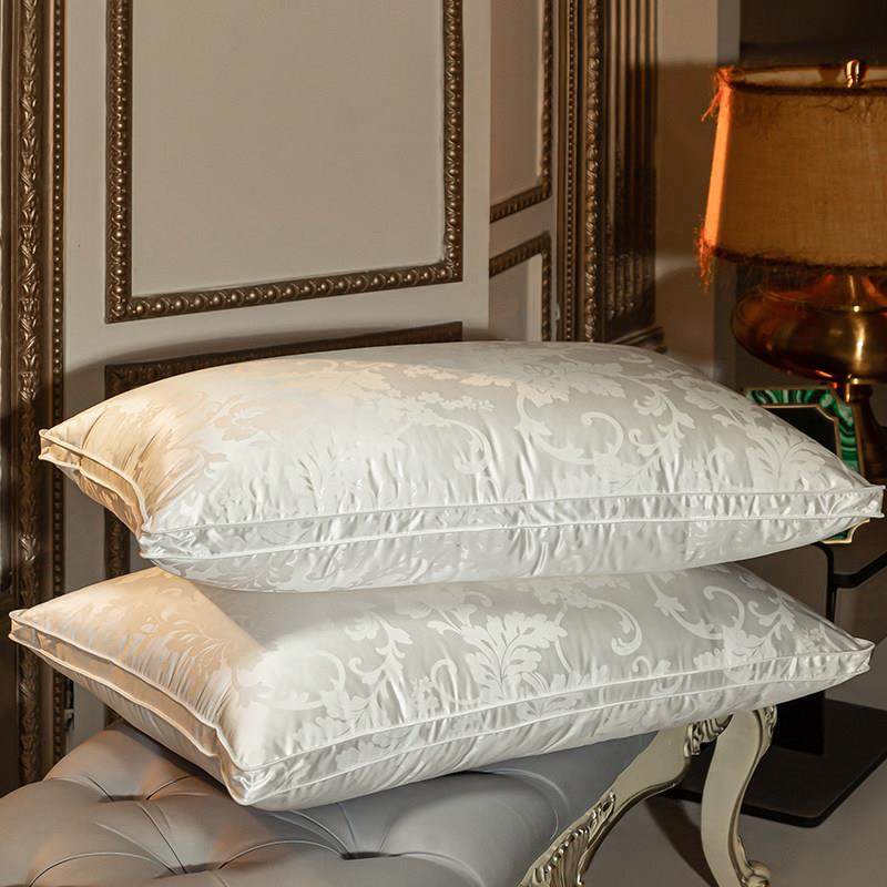 思辰家纺进口大朵95白鹅绒羽绒枕七星级酒店单双人护颈睡眠枕芯,床上用品,枕头/枕芯,淘宝优惠券,粉丝福利购,淘宝优惠卷