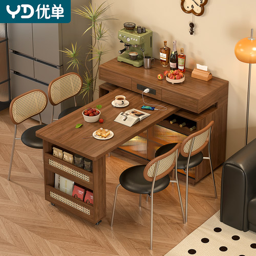 中古风ENF级环保岛台餐桌一体