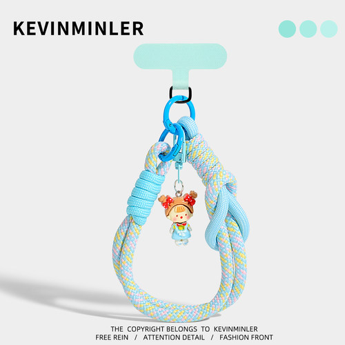 KEVINMINLER原创蝴蝶结女孩手机挂绳包挂件钥匙扣高级感挂饰礼物