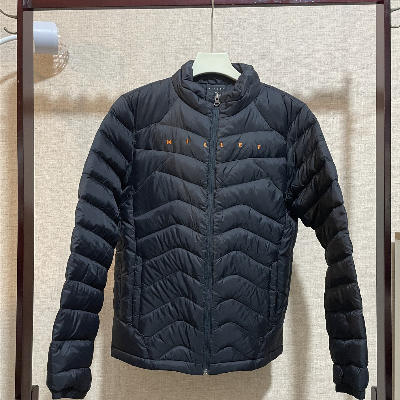 法国百年户外Millet排骨立领羽绒服鸭绒服薄款韩版原标韩文原单