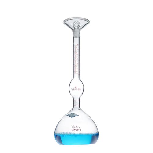 李氏比重瓶250ml-0.1ml水泥密度比重瓶250ml-0.02ml固体矿粉比重瓶玻璃比重瓶李氏玻璃密度瓶500ml1000ml