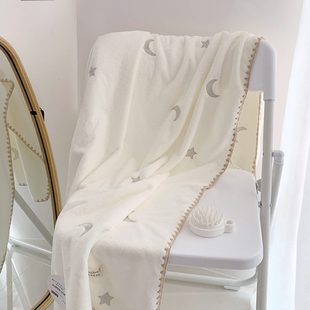男家用大人毛巾非游泳两件套纯棉2023吸水浴巾女婴儿 宝宝新生新款