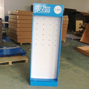 各种挂钩式纸展架纸货架饰品纸陈列架落地硬纸板挂钩展架可折叠