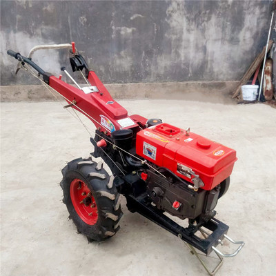 单缸 冷却方式水冷蒸发手摇启动手扶拖拉机 硬地洼地水田地管理机