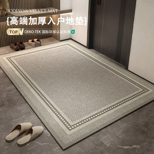 高级感轻奢入户门地垫进门脚垫子地毯大门口进户门外家用入门门垫