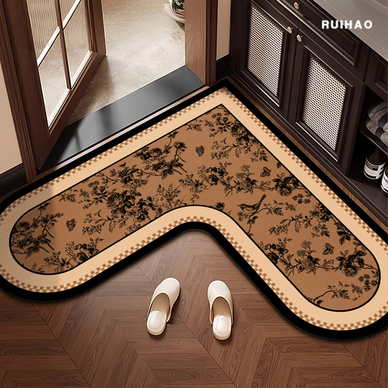 加厚l型浴室地垫防摔防滑