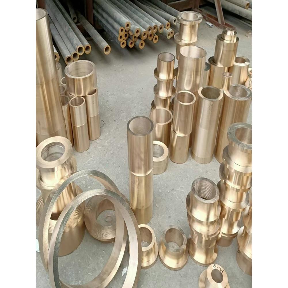 离心铸造锡青铜套管定做加工法兰铜管轴瓦黄铜套铜衬套锡磷青铜套