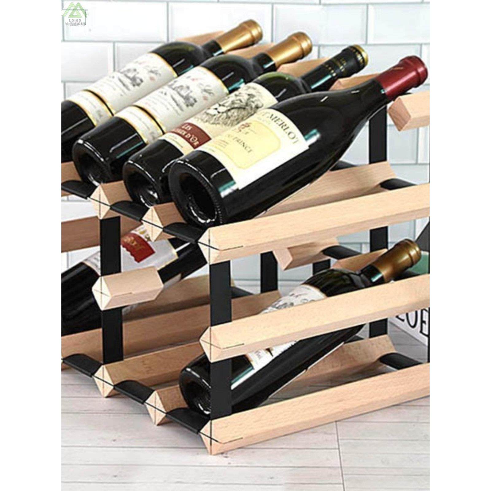 实木榉木斜放红酒架展示架定制家用餐厅客厅酒吧葡萄酒酒柜格子,收纳整理,红酒架,淘宝优惠券,粉丝福利购,淘宝优惠卷