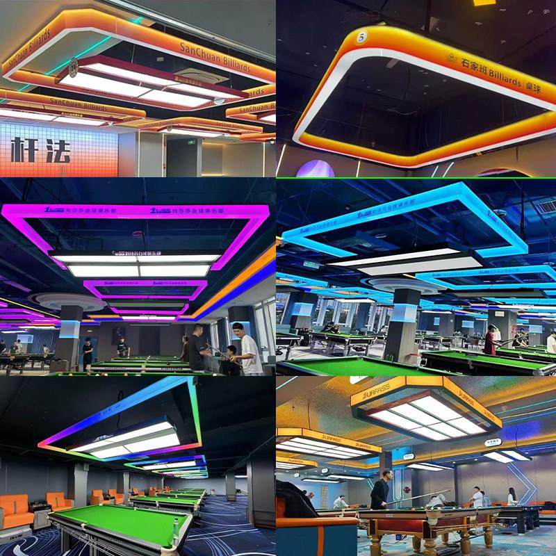 台球灯桌球吊灯炫彩灯发光台球室气氛灯电子游戏场游戏厅超市游乐