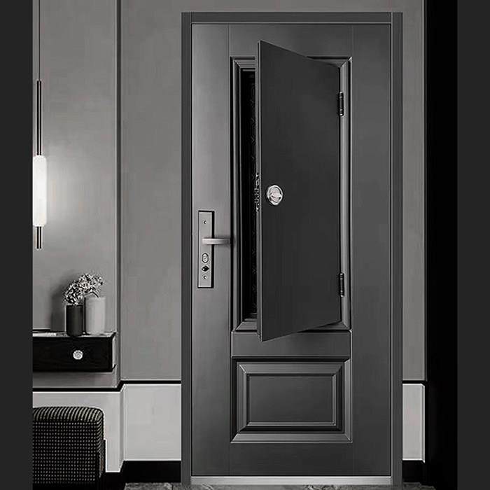 上海a级深灰色门中门大通风透气窗C级防盗家用门,全屋定制,机械防盗门,淘宝优惠券,粉丝福利购,淘宝优惠卷