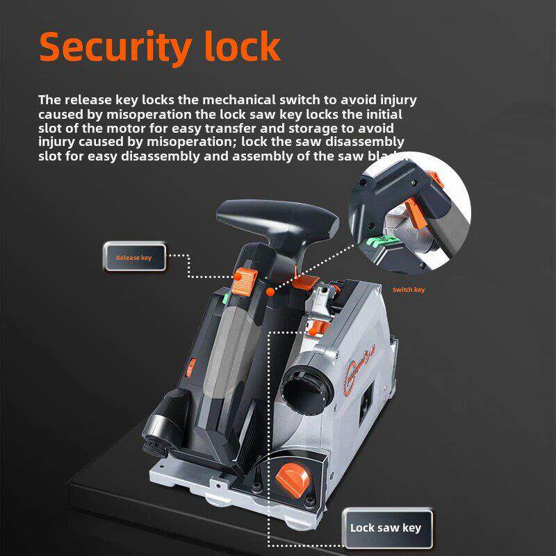 锯源Sj-60轨道锯轨道单锯电动轨道木材木工导轨切割锯石膏板